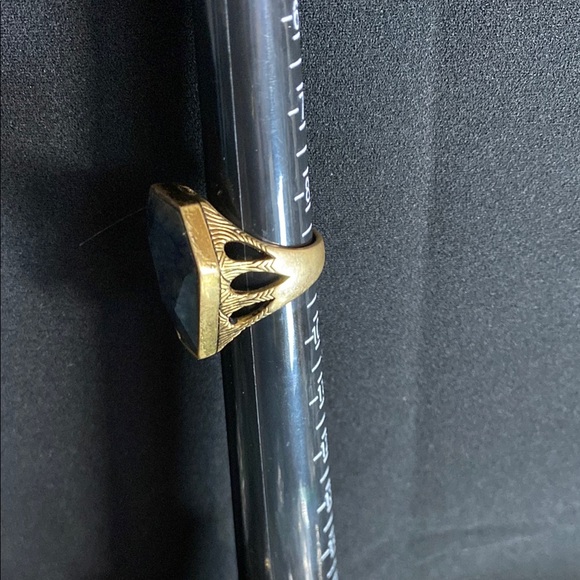 Studio Barse Gold and Blue Ring - Picture 2 of 4